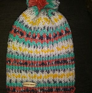 Brand new double knit beanie by A LITTLE TWISTED